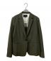 icB（アイシービー）の古着「Warm Georgette テーラード ジャケット」｜オリーブ