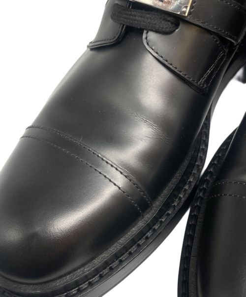HERMES（エルメス）HERMES (エルメス) ファンク レザーアンクルブーツ ブラック サイズ:SIZE 39の古着・服飾アイテム