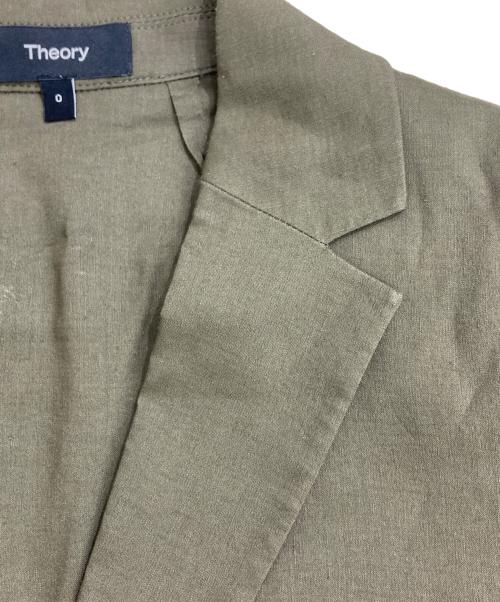 theory（セオリー）theory (セオリー) テーラードジャケット オリーブの古着・服飾アイテム
