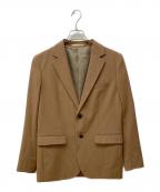 MAISON SPECIALメゾンスペシャル）の古着「マルチファブリックストレッチテーラードジャケット」｜キャメル