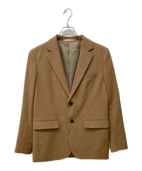 MAISON SPECIAL（メゾンスペシャル）MAISON SPECIAL (メゾンスペシャル) マルチファブリックストレッチテーラードジャケット キャメル サイズ:44の古着・服飾アイテム