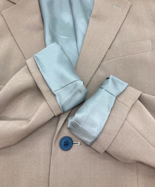 MAISON SPECIAL（メゾンスペシャル）MAISON SPECIAL (メゾンスペシャル) マルチファブリックストレッチテーラードジャケット キャメル サイズ:44の古着・服飾アイテム