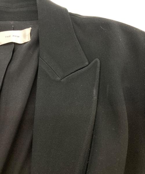 THE ROW（ザ ロウ）THE ROW (ザ ロウ) ビスコースロングテーラードジャケット ブラック サイズ:4の古着・服飾アイテム