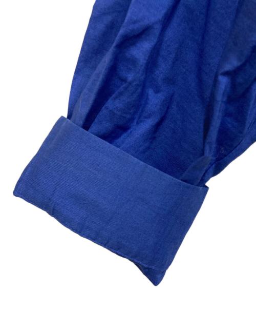 mizuiro-ind（ミズイロインド）mizuiro-ind (ミズイロインド) バックギャザーワイドシャツ ブルー サイズ:SIZE Freeの古着・服飾アイテム