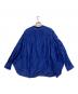 mizuiro-ind (ミズイロインド) バックギャザーワイドシャツ ブルー サイズ:SIZE Free：6000円