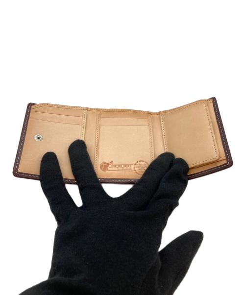 BRITISH GREEN（ブリティッシュグリーン）BRITISH GREEN (ブリティッシュグリーン) 3つ折り財布 ブラウンの古着・服飾アイテム