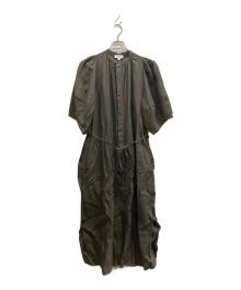 HYKE（ハイク）の古着「BALLOON SLEEVE DRESS」｜グレー