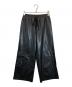 MELITTA BAUMEISTER（メリッタ バウマイスター）の古着「MELITTA BAUMEISTER フェイクレザー パンツ」｜ブラック