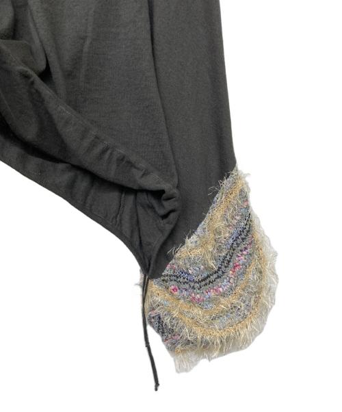 everlasting sprout（エヴァーラスティング スプラウト）everlasting sprout (エヴァーラスティング スプラウト) リネン混ニット グレー サイズ:2の古着・服飾アイテム