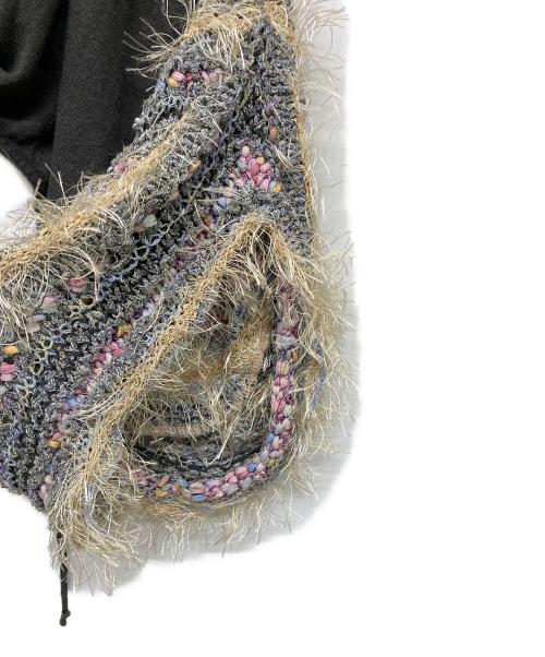 everlasting sprout（エヴァーラスティング スプラウト）everlasting sprout (エヴァーラスティング スプラウト) リネン混ニット グレー サイズ:2の古着・服飾アイテム