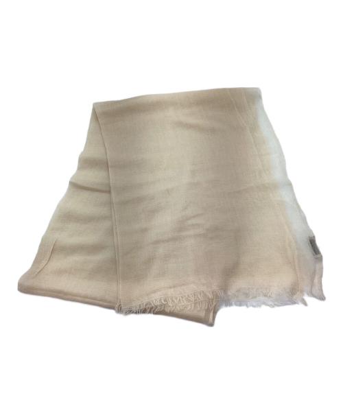KASHMIR LOOM（カシミヤルーム）KASHMIR LOOM (カシミヤルーム) ストール ベージュの古着・服飾アイテム