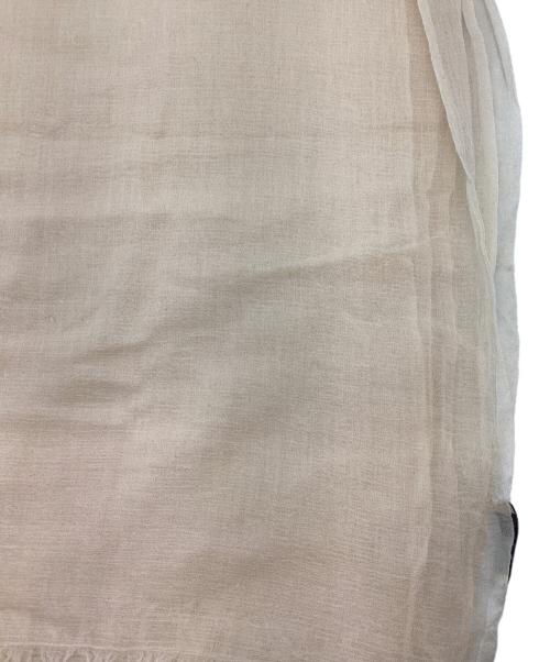 KASHMIR LOOM（カシミヤルーム）KASHMIR LOOM (カシミヤルーム) ストール ベージュの古着・服飾アイテム