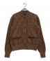 LAUREN RALPH LAUREN（ローレンラルフローレン）の古着「ニットジャケット」｜ブラウン