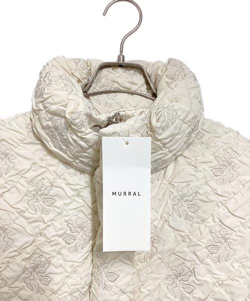 MURRAL（ミューラル）MURRAL (ミューラル) Dahlia shrinking embroidery down jacket アイボリー サイズ:Freeの古着・服飾アイテム