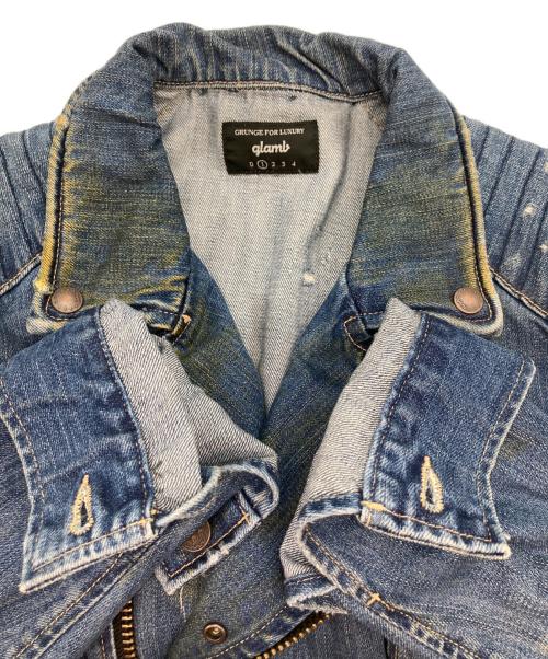 glamb（グラム）glamb (グラム) Jam denim riders ブルー サイズ:1の古着・服飾アイテム
