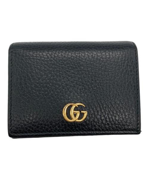 GUCCI（グッチ）GUCCI (グッチ) 2つ折り財布 ブラックの古着・服飾アイテム