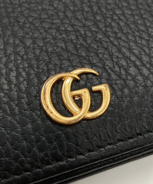 GUCCI（グッチ）GUCCI (グッチ) 2つ折り財布 ブラックの古着・服飾アイテム