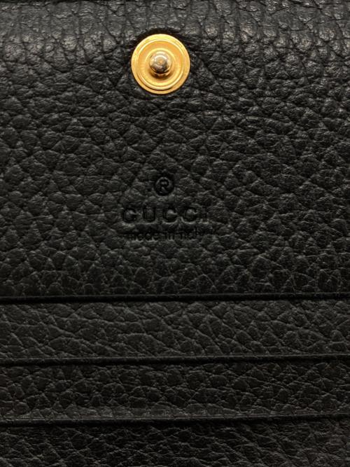 GUCCI（グッチ）GUCCI (グッチ) 2つ折り財布 ブラックの古着・服飾アイテム