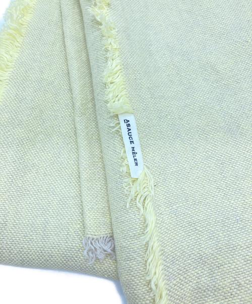 ASAUCE MELER（アソースメレ）ASAUCE MELER (アソースメレ) 大判ストール イエロー サイズ:-の古着・服飾アイテム