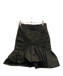 patou（パトゥ）の古着「ブルーム ミニスカート」｜ブラック