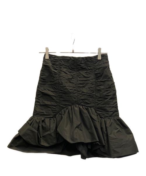 patou（パトゥ）patou (パトゥ) ブルーム ミニスカート ブラック サイズ:36の古着・服飾アイテム