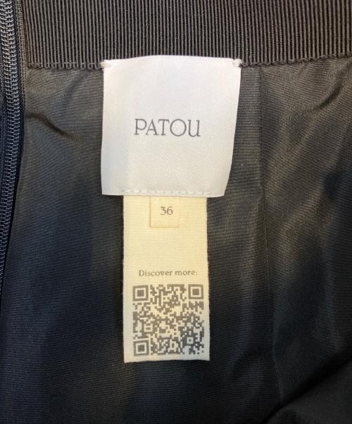 patou（パトゥ）patou (パトゥ) ブルーム ミニスカート ブラック サイズ:36の古着・服飾アイテム