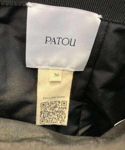 patou（パトゥ）patou (パトゥ) ブルーム ミニスカート ブラック サイズ:36の古着・服飾アイテム