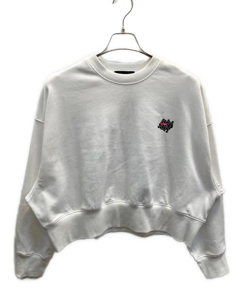 GOD SELECTION XXX（ゴッドセレクショントリプルエックス）GOD SELECTION XXX (ゴッドセレクショントリプルエックス) スウェット ホワイト サイズ:フリー 未使用品の古着・服飾アイテム