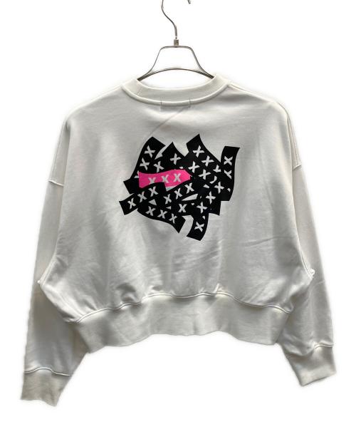 GOD SELECTION XXX（ゴッドセレクショントリプルエックス）GOD SELECTION XXX (ゴッドセレクショントリプルエックス) スウェット ホワイト サイズ:フリー 未使用品の古着・服飾アイテム