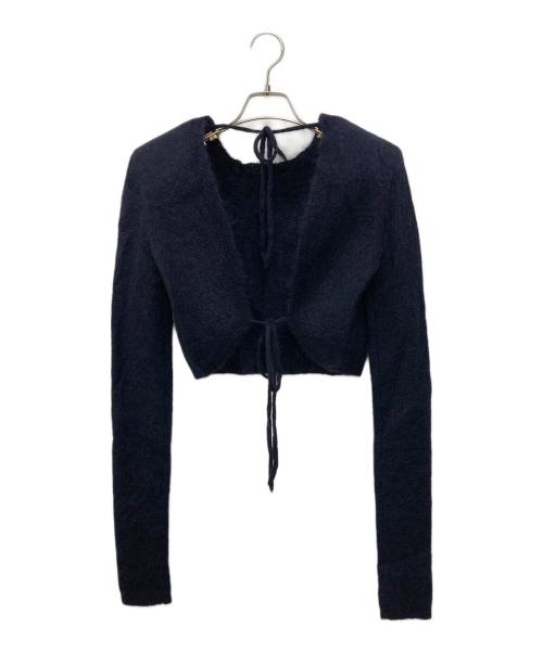 ROTATE BIRGER CHRISTENSEN（ローテート バーガー クリステンセン）ROTATE BIRGER CHRISTENSEN (ローテート バーガー クリステンセン) バックリボンニット ネイビー サイズ:SIZE 36の古着・服飾アイテム