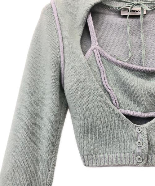GUIZIO（グージオ）GUIZIO (グージオ) アンサンブルカーディガン ミント サイズ:XSの古着・服飾アイテム