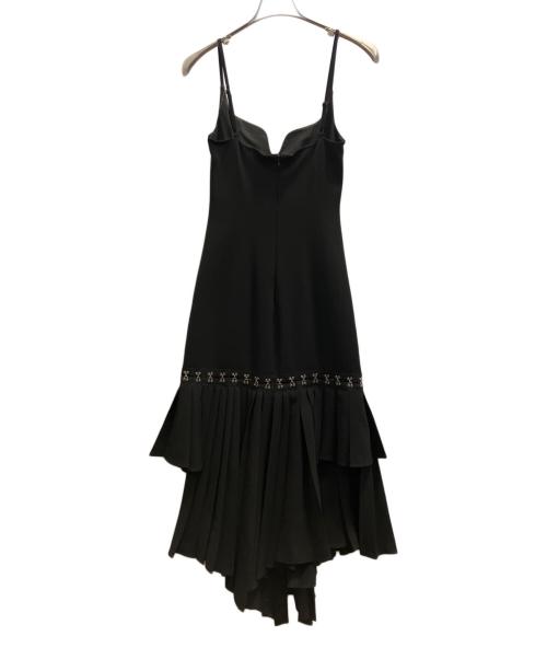 H&M（エイチアンドエム）H&M (エイチアンドエム) ROKH (ロク) レイヤードスカート アシンメトリーワンピース ブラック サイズ:XSの古着・服飾アイテム