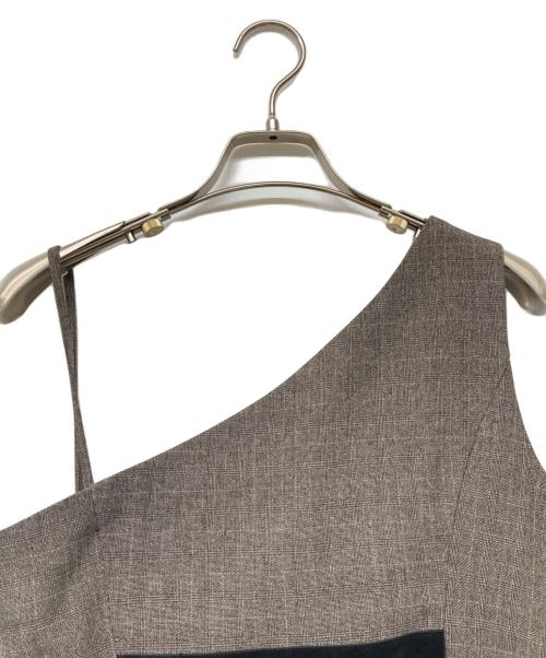 COEL（コエル）COEL (コエル) ワンショルタイトベスト ブラウン サイズ:Fの古着・服飾アイテム
