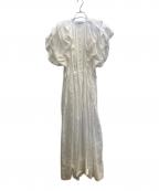MYLANマイラン）の古着「ボリュームスリーブ マキシワンピース」｜ホワイト