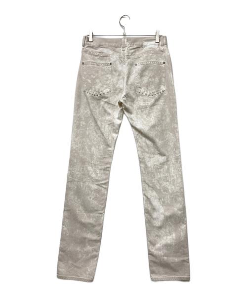 Maison Margiela（メゾンマルジェラ）Maison Margiela (メゾンマルジェラ) ホワイトマーブルデニムパンツ ベージュ サイズ:31の古着・服飾アイテム