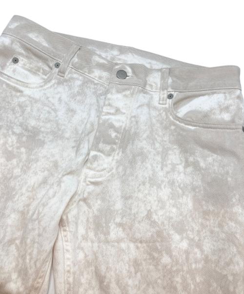 Maison Margiela（メゾンマルジェラ）Maison Margiela (メゾンマルジェラ) ホワイトマーブルデニムパンツ ベージュ サイズ:31の古着・服飾アイテム