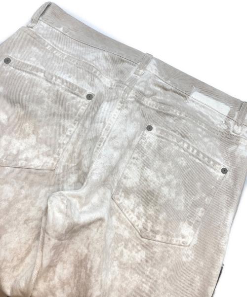 Maison Margiela（メゾンマルジェラ）Maison Margiela (メゾンマルジェラ) ホワイトマーブルデニムパンツ ベージュ サイズ:31の古着・服飾アイテム