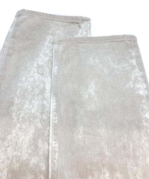 Maison Margiela（メゾンマルジェラ）Maison Margiela (メゾンマルジェラ) ホワイトマーブルデニムパンツ ベージュ サイズ:31の古着・服飾アイテム