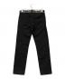 FENDI (フェンディ) ブラックデニムパンツ ブラック サイズ:32/34：19000円
