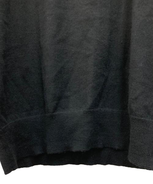 GIVENCHY（ジバンシィ）GIVENCHY (ジバンシィ) ロゴテープクルーネックニット ブラック サイズ:Sの古着・服飾アイテム