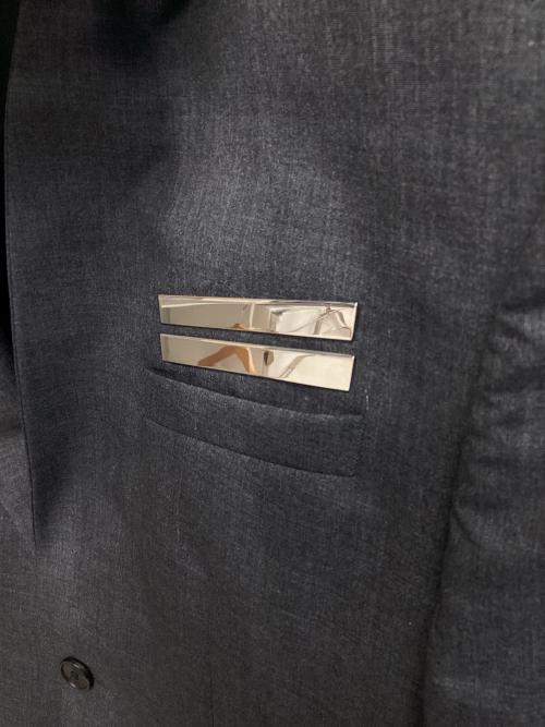 GIVENCHY（ジバンシィ）GIVENCHY (ジバンシィ) 2Bジャケット グレー サイズ:46の古着・服飾アイテム