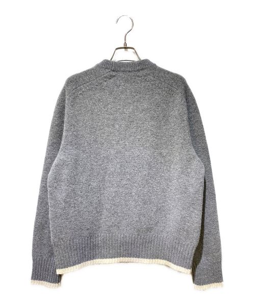 DIOR HOMME（ディオール オム）DIOR HOMME (ディオール オム) Atelier クルーネックニット グレー サイズ:Lの古着・服飾アイテム