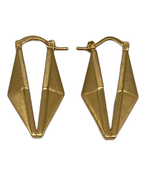 JIMMY CHOO（ジミーチュウ）JIMMY CHOO (ジミーチュウ) ダイヤモンド チェーン ピアス ゴールド サイズ:－の古着・服飾アイテム