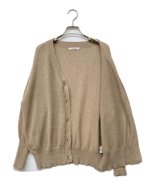 Whim Gazette（ウィムガゼット）Whim Gazette (ウィムガゼット) camifine Vネックカーディガン ベージュ サイズ:Fの古着・服飾アイテム