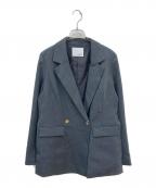 COLLAGE GALLARDAGALANTEコラージュ ガリャルダガランテ）の古着「ウールライクテーラードジャケット」｜グレー