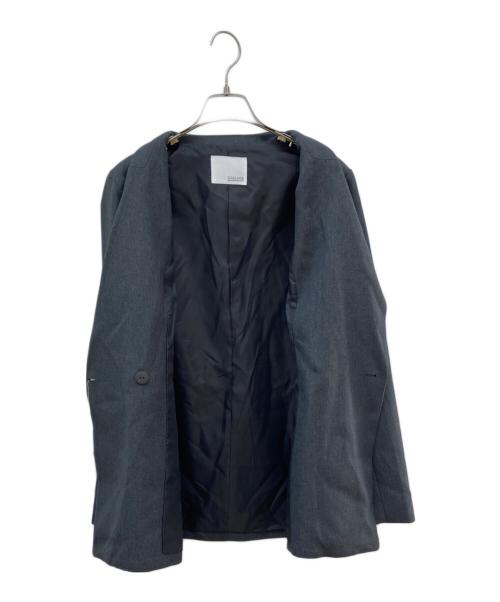 COLLAGE GALLARDAGALANTE（コラージュ ガリャルダガランテ）COLLAGE GALLARDAGALANTE (コラージュ ガリャルダガランテ) ウールライクテーラードジャケット グレー サイズ:FREEの古着・服飾アイテム