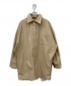 Sea Room lynnシールームリン）の古着「OXFORDシャツロンパース」｜ベージュ