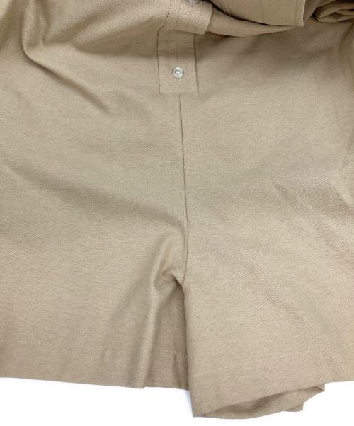 Sea Room lynn（シールームリン）Sea Room lynn (シールームリン) OXFORDシャツロンパース ベージュ サイズ:Ⅿの古着・服飾アイテム