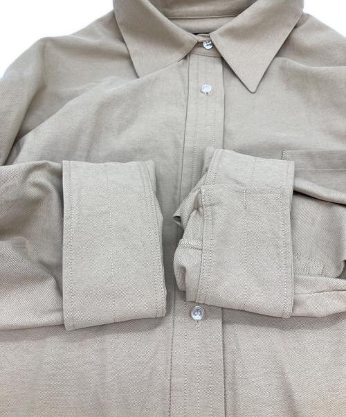 Sea Room lynn（シールームリン）Sea Room lynn (シールームリン) OXFORDシャツロンパース ベージュ サイズ:Ⅿの古着・服飾アイテム