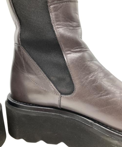 HOMERS（ホーマーズ）HOMERS (ホーマーズ) ロングブーツ ブラウン サイズ:37の古着・服飾アイテム